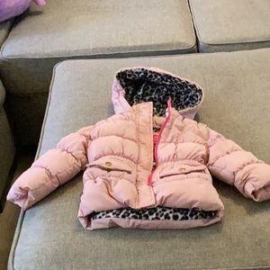 Pink platinum girls winter jacket size 2